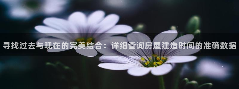 富联娱乐忘记账号怎么办：寻找过去与现在的完美结合：详细查询房屋建造时间的准确数据