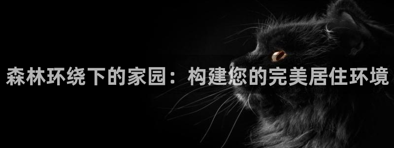 富联娱乐地址查询系统：森林环绕下的家园：构建您的完美居住环境