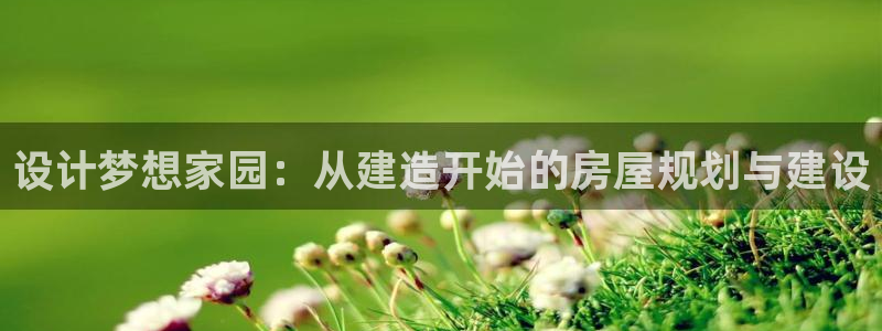 富联娱乐地址查询官网：设计梦想家园：从建造开始的房屋规划与建设