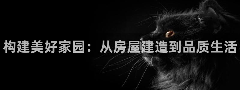 富联娱乐平台登陆：构建美好家园：从房屋建造到品质生活
