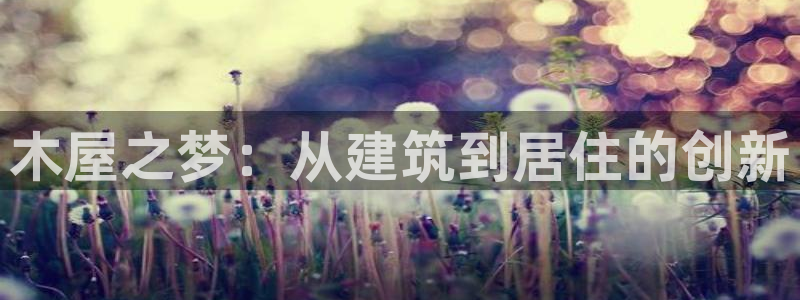 富联娱乐登录地址在哪里：木屋之梦：从建筑到居住的创新