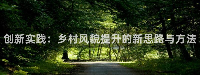 富联娱乐开户条件是什么：创新实践：乡村风貌提升的新思路与方法