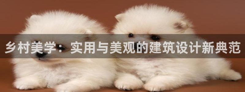 富联娱乐主管那去判官333OO：乡村美学：实用与美观的建筑设计新典范