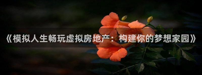 富联娱乐招商地判官333OO：《模拟人生畅玩虚拟房地产：构建你的梦想家园》